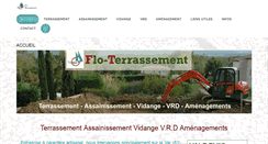 Desktop Screenshot of flo-terrassement.fr