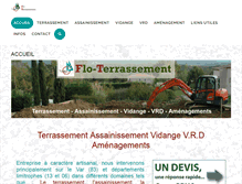 Tablet Screenshot of flo-terrassement.fr